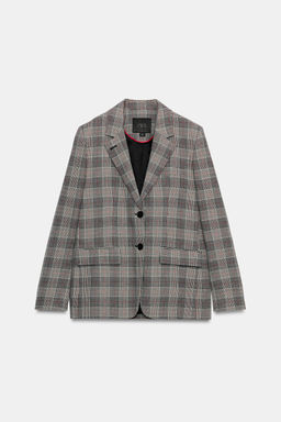 BLAZER CUADROS ZW COLLECTION / Gris - Zara фото 8