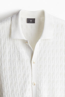 Camisa en punto pointelle Regular Fit - H&m фото 2