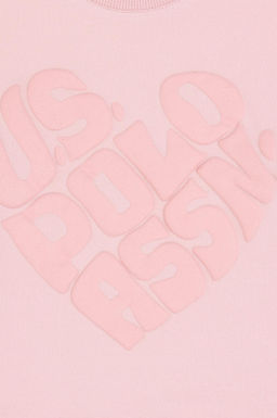 Розовый свитшот для девочки Неожиданная скидка в корзине - U.s. polo assn фото 3