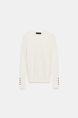 JERSEY B?SICO PUNTO LISO / Crudo - Zara фото 2