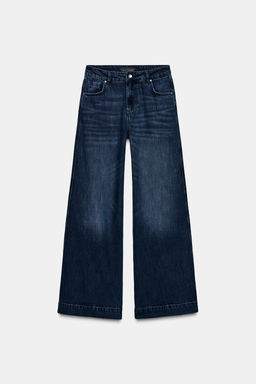 Z1975 LOOSE WIDE-LEG HIGH-WAIST JEANS - Zara фото 8