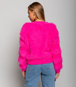 Свитер #КТ629 (1), фуксия - Dommod фото 4