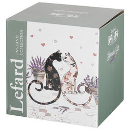 ЧАЙНЫЙ НАБОР LEFARD ЛАВАНДОВЫЕ КОТЫ НА 2 ПЕР. 4 ПР. 275 МЛ (КОР=16НАБ.)  фото 3
