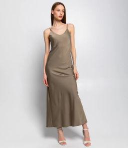 Платье #БШ1989, хаки