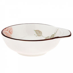 Символ любви Салатник фарфоровый 180мл, 12,6х10,8х3,9см, с деколью, отводка (Китай) - Домашняя мода фото 2