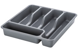 Лоток для столовых приборов широкий 33*29,5*5,3 см серый (740018) - Elan gallery фото 3