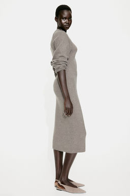 Vestido ajustado de punto - H&m фото 4