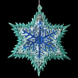 Цена за 1 шт. Украшение ErichKrause Лазурный снегопад 9.5см