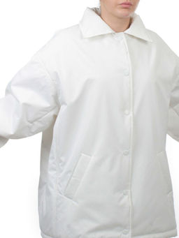 H24-216 WHITE Куртка демисезонная женская (100 гр. синтепон) - Fashion фото 2