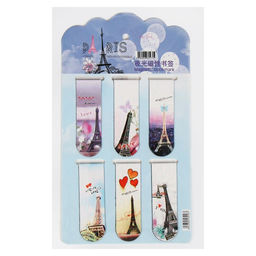 Набор закладок магнитных для книг 6 штук Эйфелева башня МИКС CALLIGRATA  фото 7