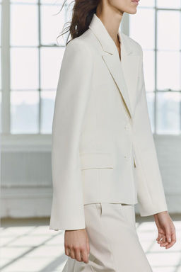 FITTED DOUBLE-BREASTED BLAZER ZW COLLECTION - Zara фото 7