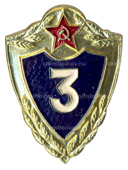 Значок Солдатская классность  3 класс