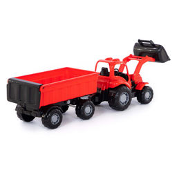 Крепыш, трактор с прицепом №1 и ковшом - Полесье фото 8