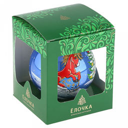 Елочная игрушка шар стеклянная Зодиак. Лошадка д9,5см, ручная художественная роспись, подарочная упаковка, цвета микс, Символ 2026 года (Россия) - Домашняя мода фото 12