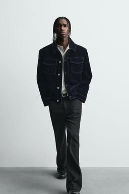 FLARE FIT TWILL TROUSERS - Zara фото 6