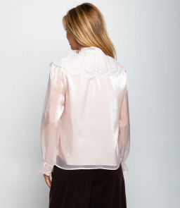 Блуза #КТ971, пудровый - Dommod фото 3