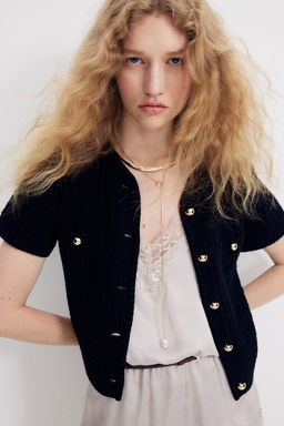 Cardigan en punto con estructura - H&m фото 2