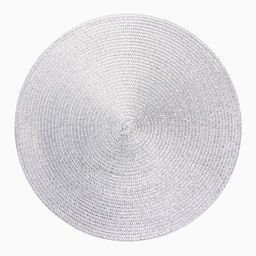 Салфетка сервировочная Доляна цв.серебро, d 38 см  фото 3