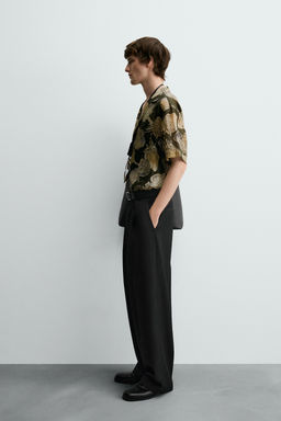 STRAWBERRY PRINT 100% RAMIE SHIRT - Zara фото 4
