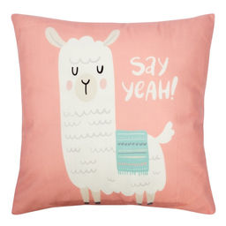 Наволочка декоративная Этель Лама 40х40 см, велюр