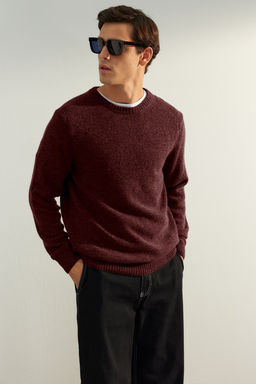 TRENDYOL MAN Limited Edition Koyu Gri Regular Fit Yunlu Bisiklet Yaka Basic Triko Kazak TMNAW24KZ00058 - Trendyolmilla фото 19