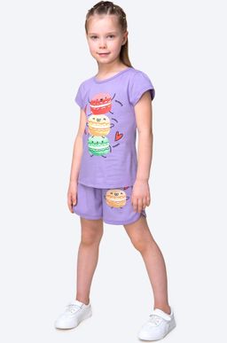 Хлопковый летний костюм для девочки Bonito  фото 3