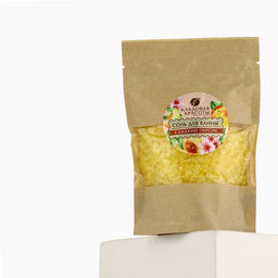 Соль для ванны, аромат сладкого персика, Кладовая красоты