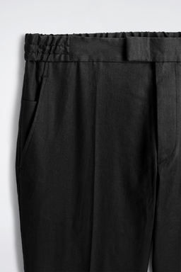 PANTAL?N DE LINO Y ALGOD?N SLIM FIT STRAIGHT LEG - H&m фото 6