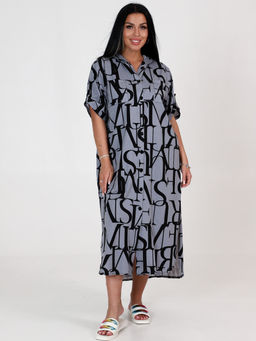 5116 ПЛАТЬЕ ЖЕНСКОЕ (Серый) - А-дина фото 3