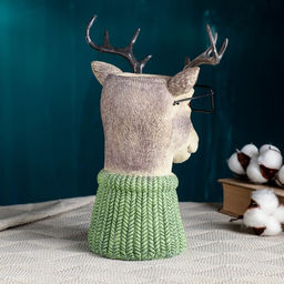 Ваза «Олень в очках», 22×15×26 см