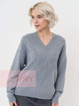 Джемпер женский 5232-41320. 0174 стальной