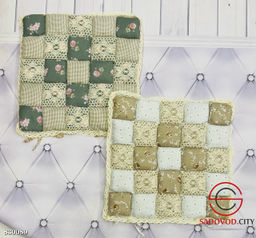 Сидушка на стул, лоскутный