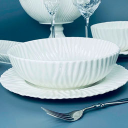 Салатник 23х7см Lenardi Саванне в под.уп.(х16) Фарфор арт.305-309