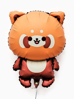 Цена за 2 шт. Воздушный шар фольгированный 27" «Красная панда»