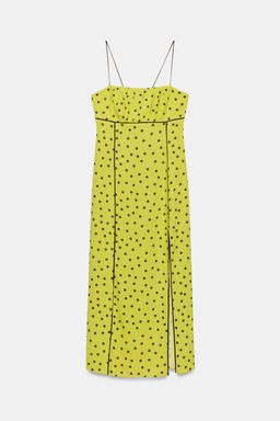 VESTIDO MIDI LUNARES / Multicolor - Zara фото 4