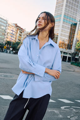 BASIC OXFORD SHIRT - Zara фото 14