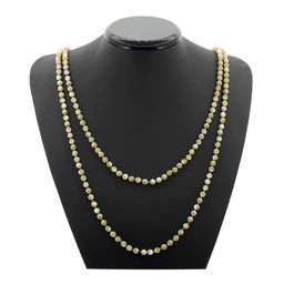 Перламутр бежевый (Индонезия) круглый 6мм, бусы длиной 154см