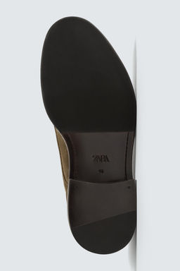 ZAPATO PIEL / Gris Topo