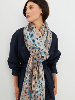 Палантин с рисунком