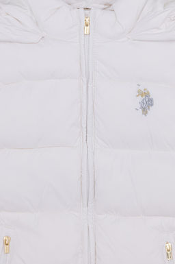 K_z _ocuk Krem Kap__onlu Yelek