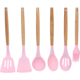 Набор кухонных принадлежностей 12шт "Felicita" розовый