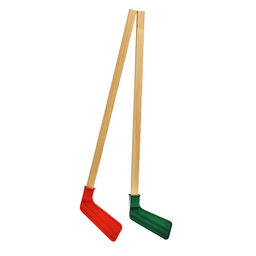 Хоккейный набор с мини воротами для игры дома и на улице. Комплект: 2 клюшки, ворота с сеткой, шайба, мячик (в коробке)