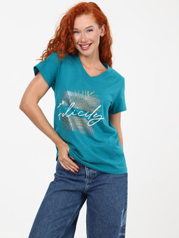 IV-CAPRIZ Колеус - футболка петроль