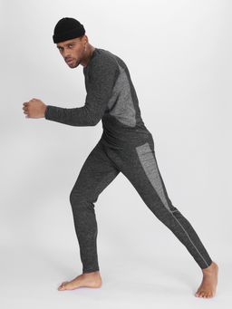 Комплект мужского термобелья без начеса темно-серого цвета 2211TC - FUYOUKAI фото 7