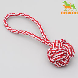 Игрушка тренировочная канатная Булава, шарик 7-7,5 см, до 100 г