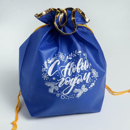 Цена за 5 шт. Мешочек подарочный «С Новым годом!», 28×28 см ± 1.5 см