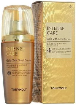 TONYMOLY  Сыворотка для лица с муцином улитки и коллоидным золотом INTENSE CARE Gold 24K Snail Serum