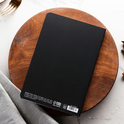 Кулинарный блокнот А5, 48 л софт-тач + тиснение и уф-лак «Книга о любви к еде»