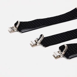 Подтяжки взрослые, ширина 2,5 см, цвет чёрный - Simaland фото 5