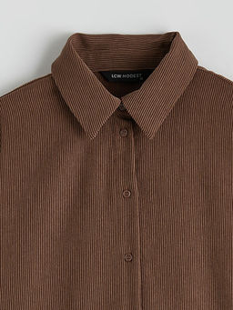 Kad?n Fitilli Kadife G?mlek Tunik